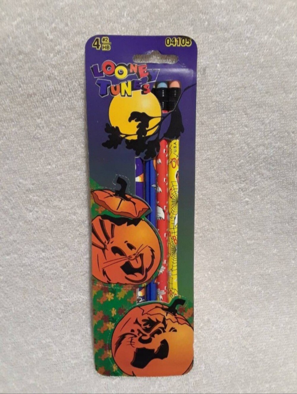 Vintage Looney tunes Halloween four pencils set #1